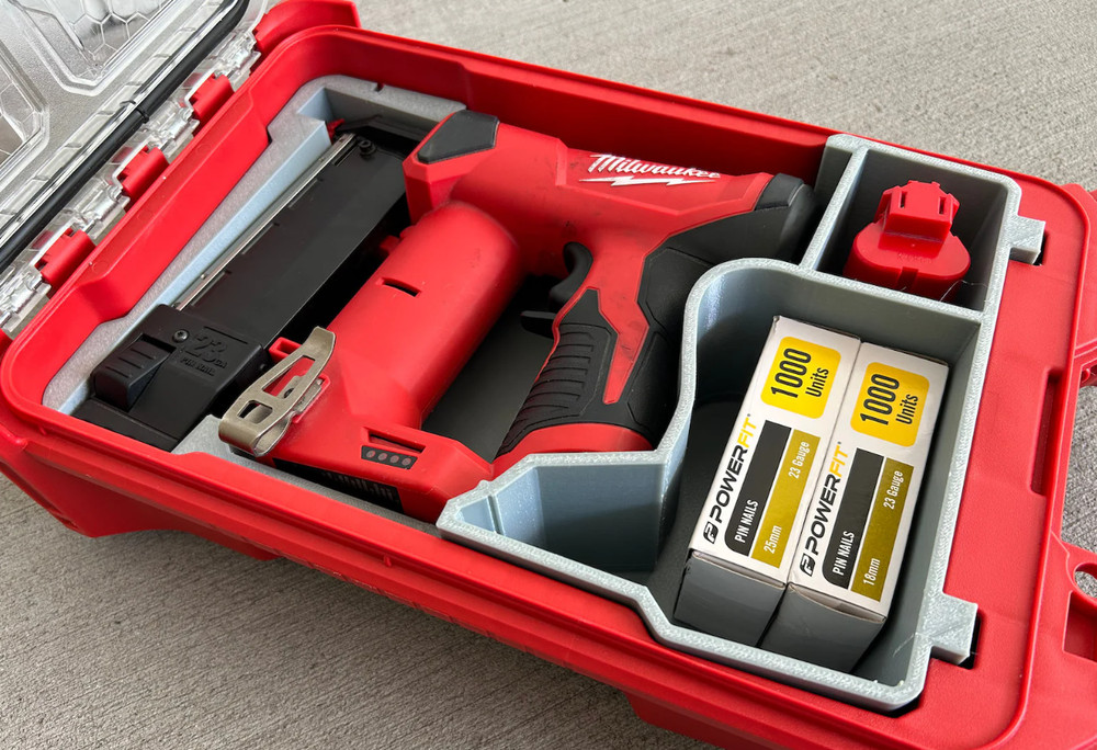 Packout Compact Insert For Milwaukee M12 Pin Nailer Compact Organizer Tool H