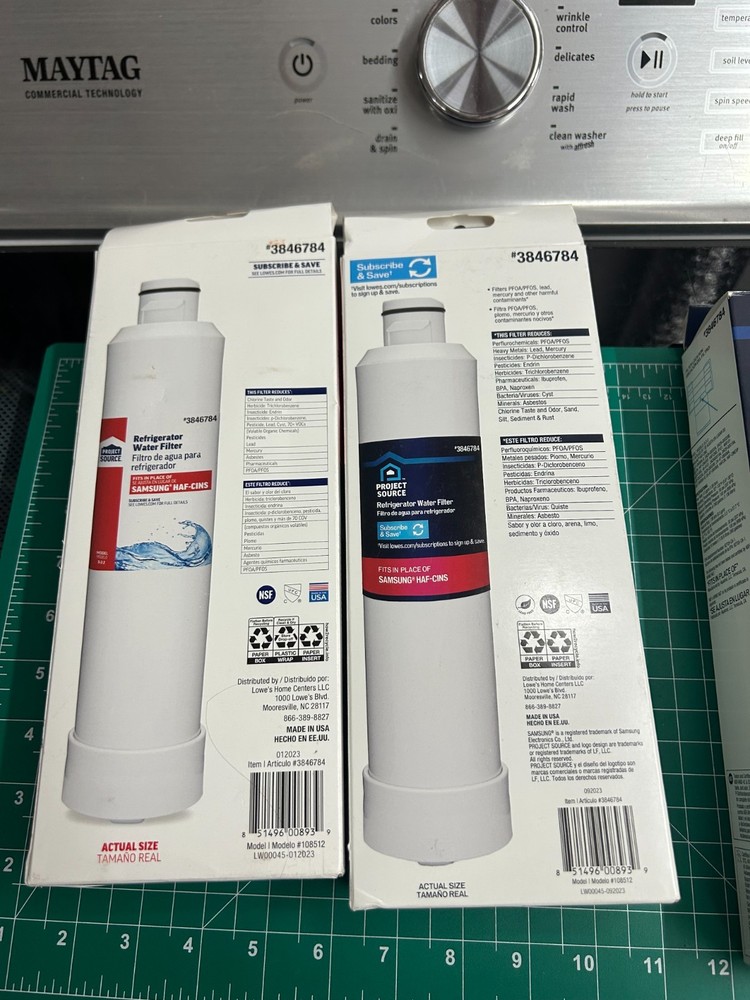 6-pack Project Source Samsung DA29-00020B HAF-CIN/EXP Refrigerator Water Filter