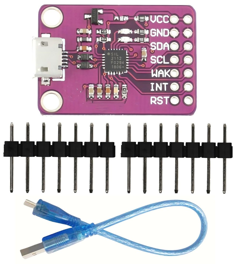 CP2112 Debug Board USB to SMBus I2C Communication Module with Wires
