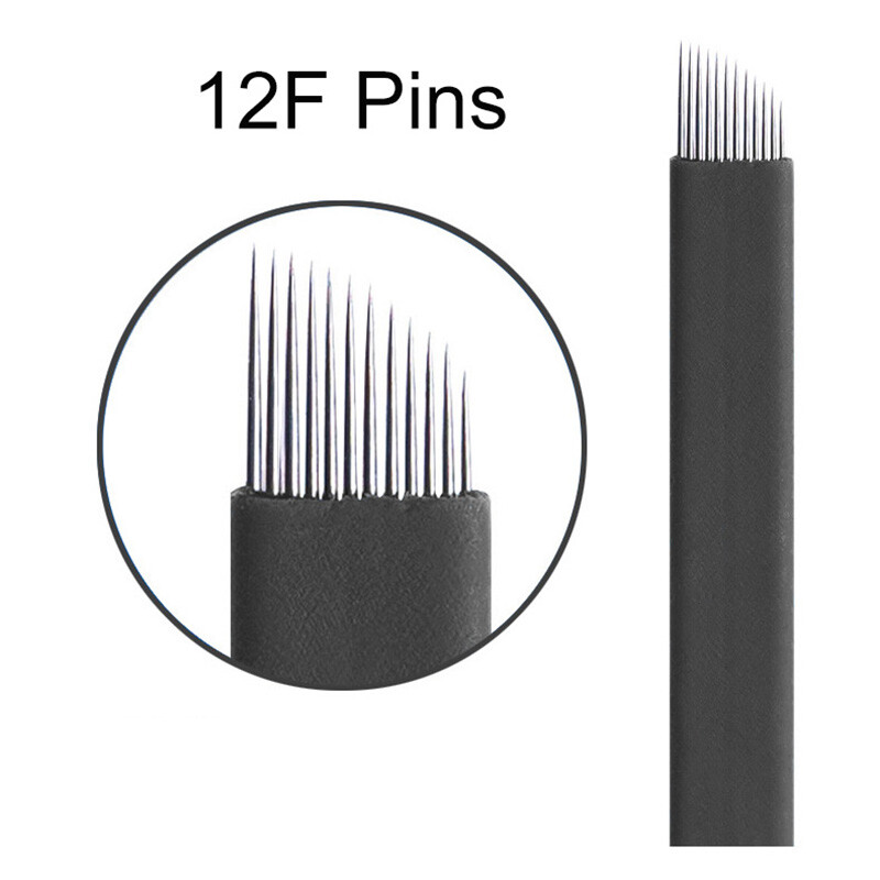 12F Pins Microblading Tebori Blade Needles Tattoo needle Permanent Makeup Needle