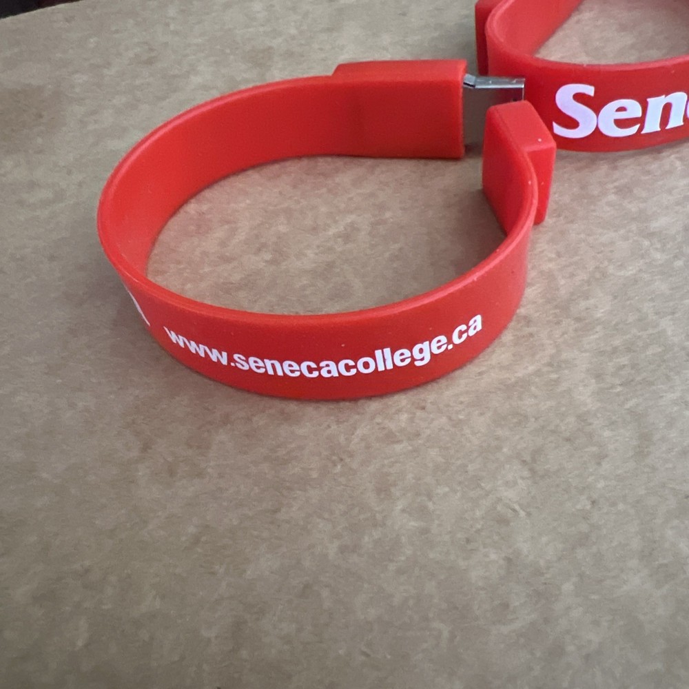 Red Wristband USB Flash Memory Drive Two