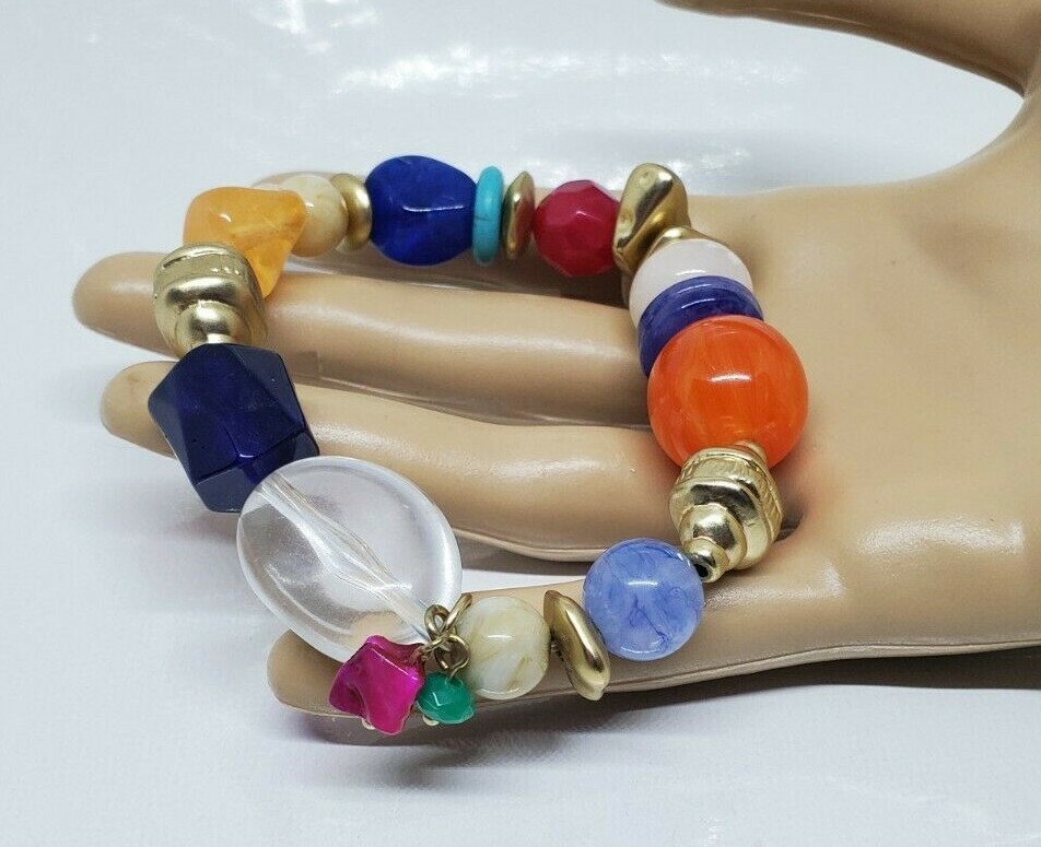 Colorful Multistone Stretch Bracelet