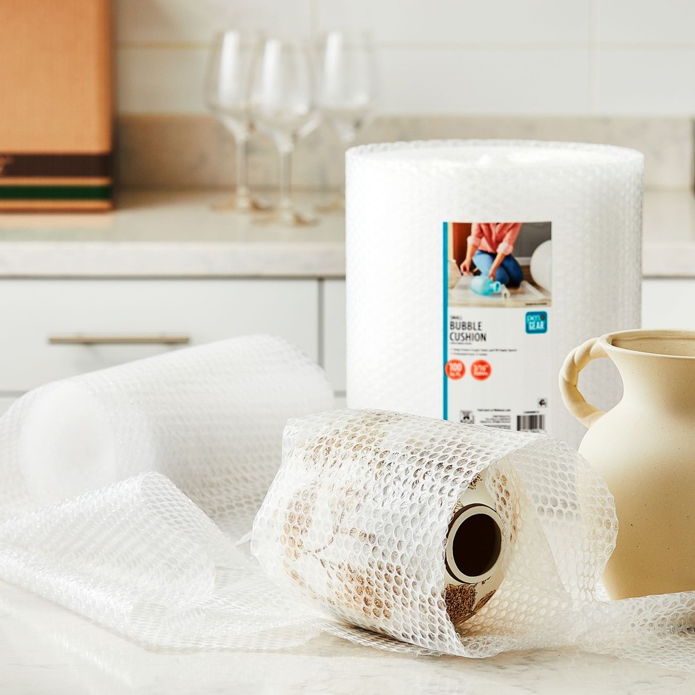 12" X 100' 3/16" Bubble Wrap Roll, Small Bubbles