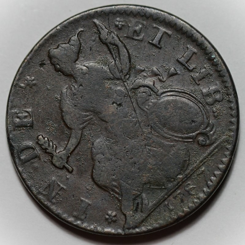 1787 Connecticut Colonial Copper - Mailed Bust Left