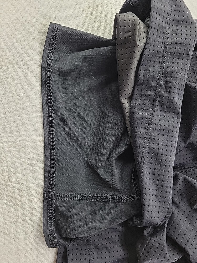 Lululemon Men M Black Mesh Athletic Short Lined Performance Stretch Running 9"