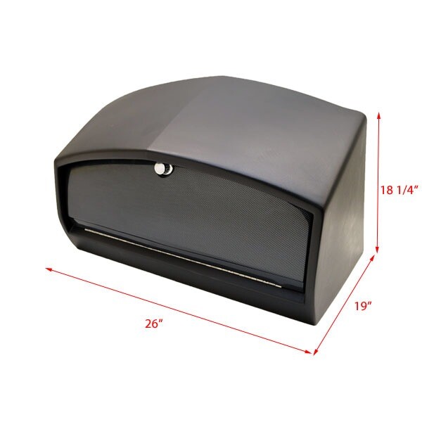 MasterCraft Boat Glove Box Panel 549984 | X-55 Black Plastic