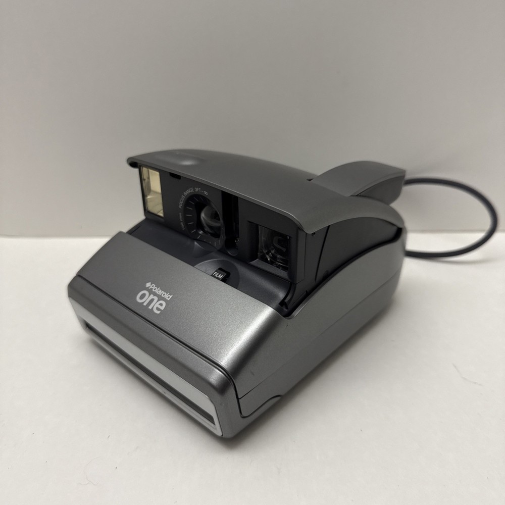 Polaroid One 600 Instant Camera Silver - Great Condition - Untested -