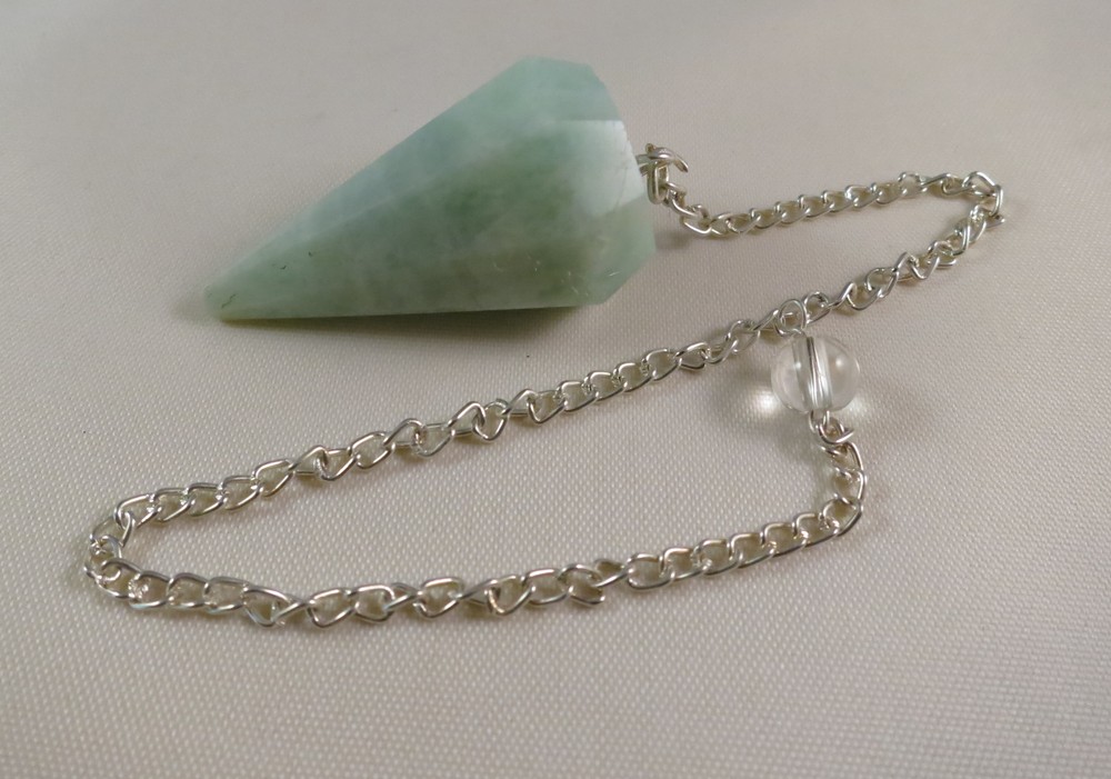 AMAZONITE CRYSTAL PENDULUM