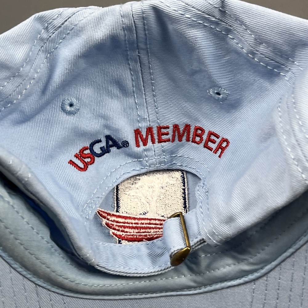 2019 U.S. Open Pebble Beach Adjustable Strapback Hat Cap Blue Golf USGA Member