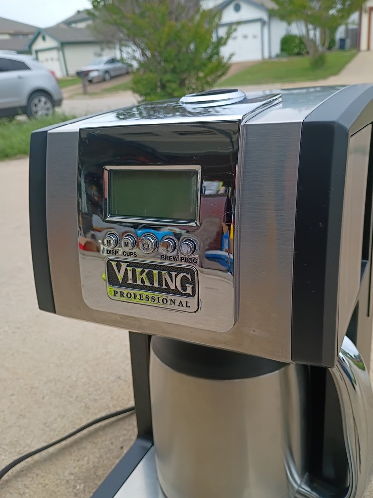 Viking Professional Programmable 12 Cup Coffee Maker Model Vccm12 Tested! NICE!