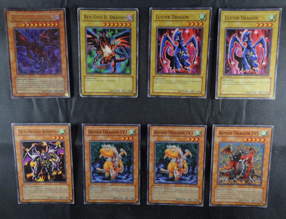Structure Deck Dragon's Roar COMPLETE with Anime Sleeves - 1st Edition - SD1