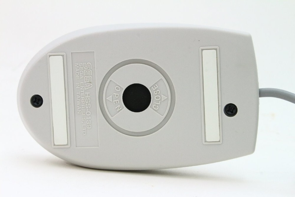 Sega Saturn HSS-0139 Genuine AuthenticLight Gray Shuttle Mouse Controller Used