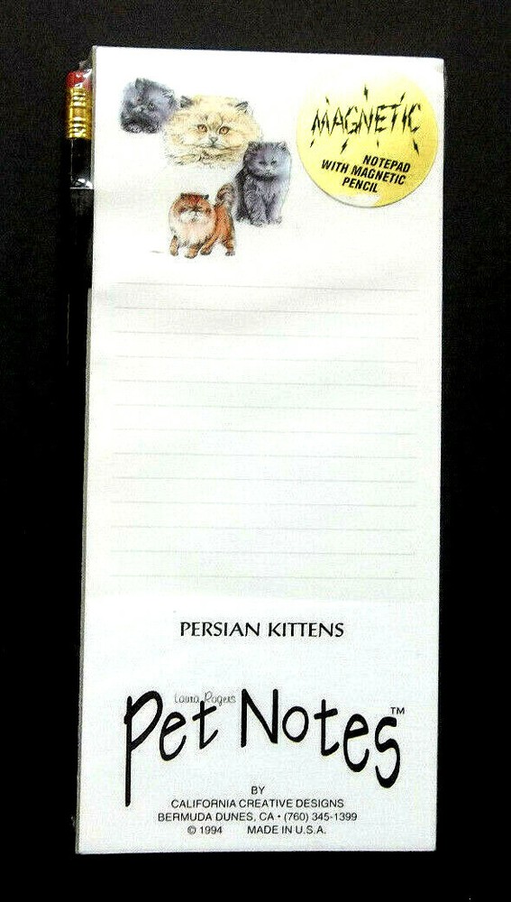 Persian Kittens Magnetic Pad/Pencil