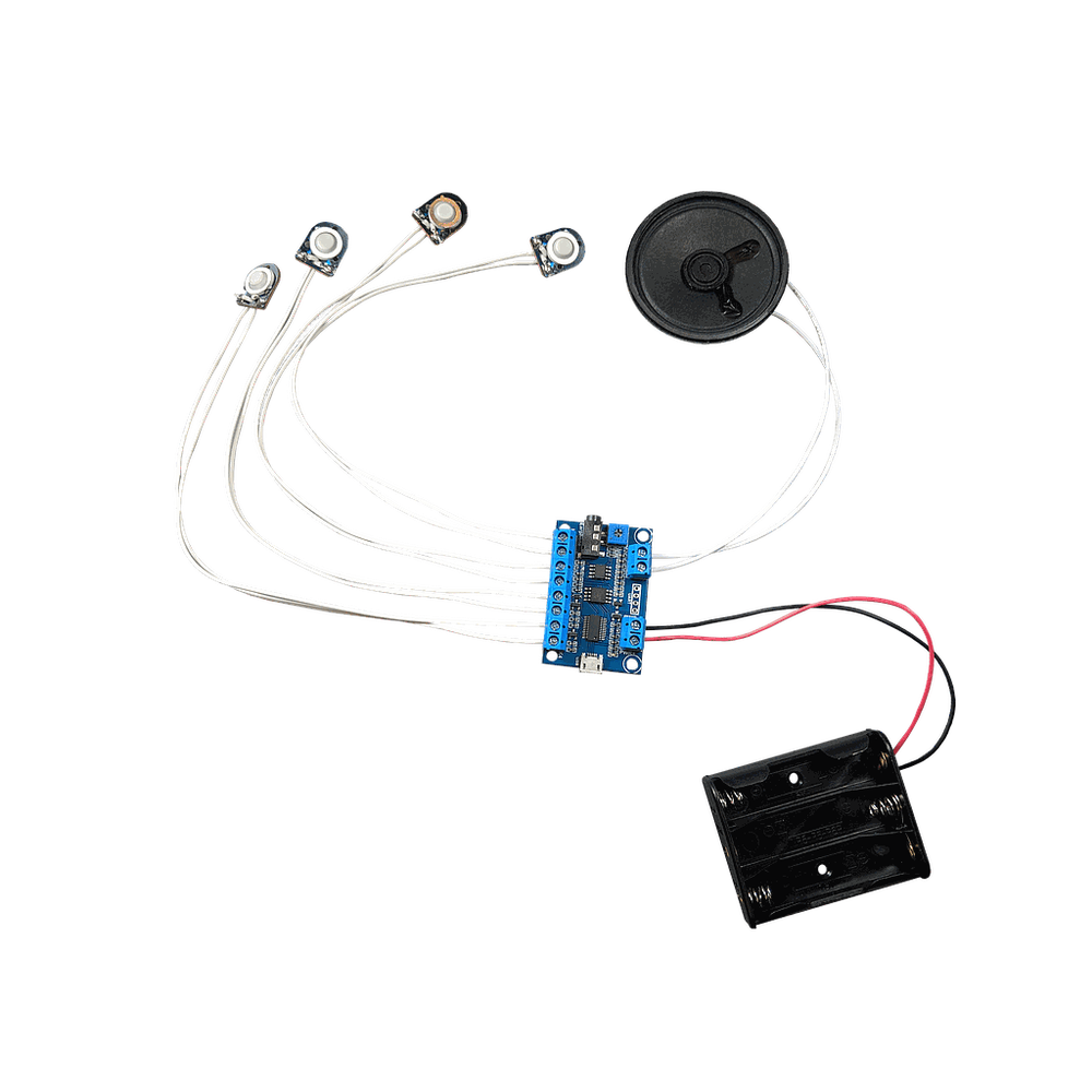 USB Recording Module (Multi Sound Files per Button) with Buttons, Speaker and Ba