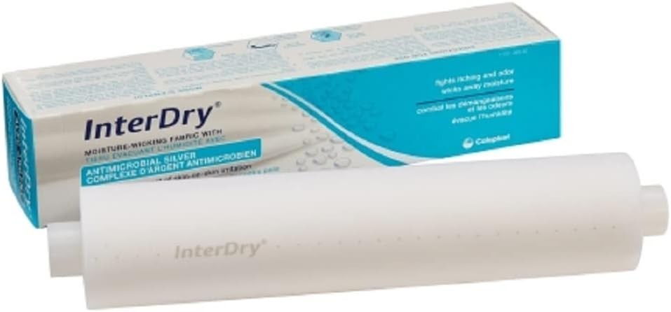 Coloplast InterDry Ag Textile with Antimicrobial Silver Complex, 10" x 12 ft.