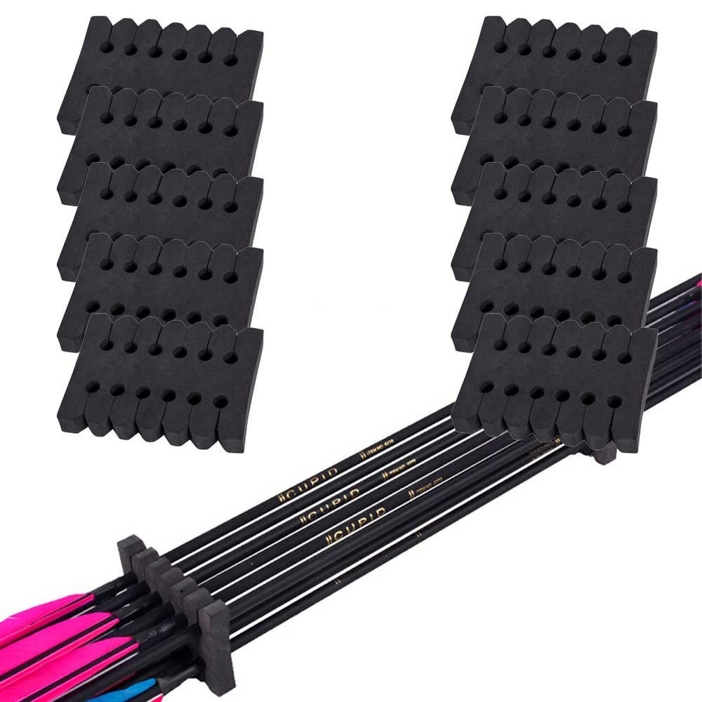 Efficient Arrow Storage Solution 10 Pack Quiver with EVA Foam Arrow Protection