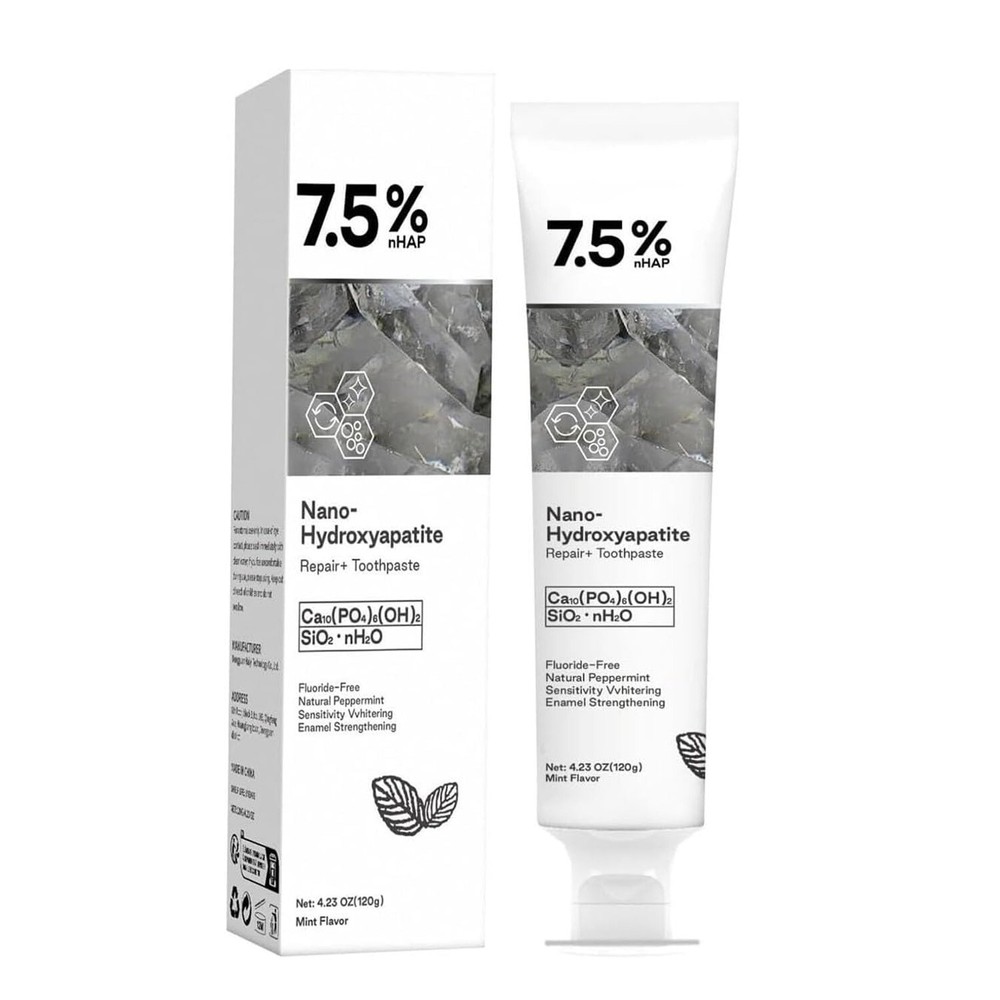 7.5% Hydroxyapatite Toothpaste Remove Yellow Tooth Stains For Sensitive Teeth~👍