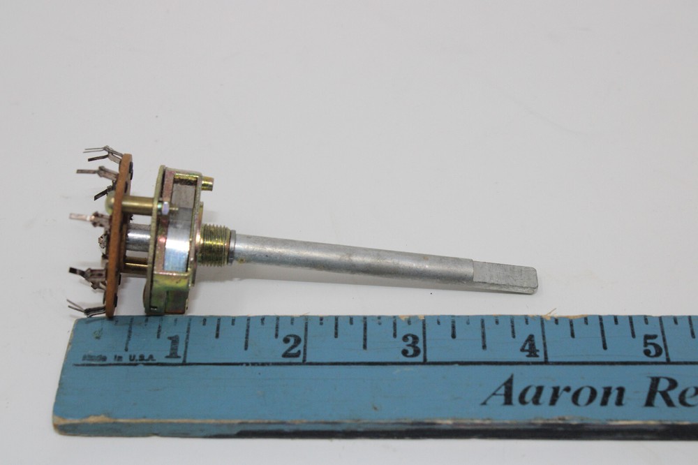 TWO Unidex 249  10 Position 1 Pole Rotary Switch