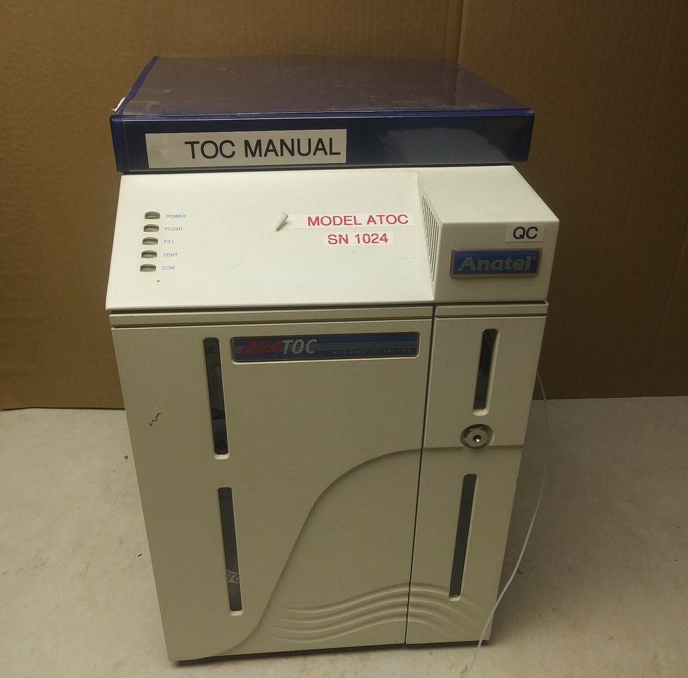 Anatel AnaTOC wide range TOC Analyzer, w/ manual