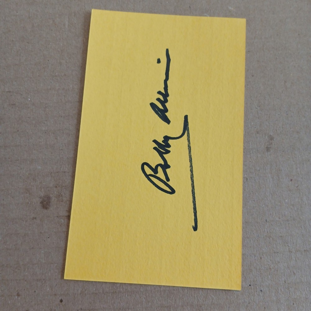 Bobby Allison Autographed Index Card NASCAR
