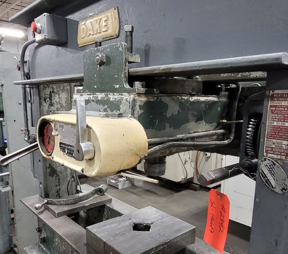 75 Ton Dake 5-075 Elec-Draulic H Frame Press