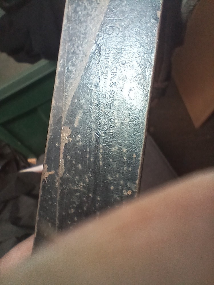 Bell System lineman gaffs Original Leather Straps -used