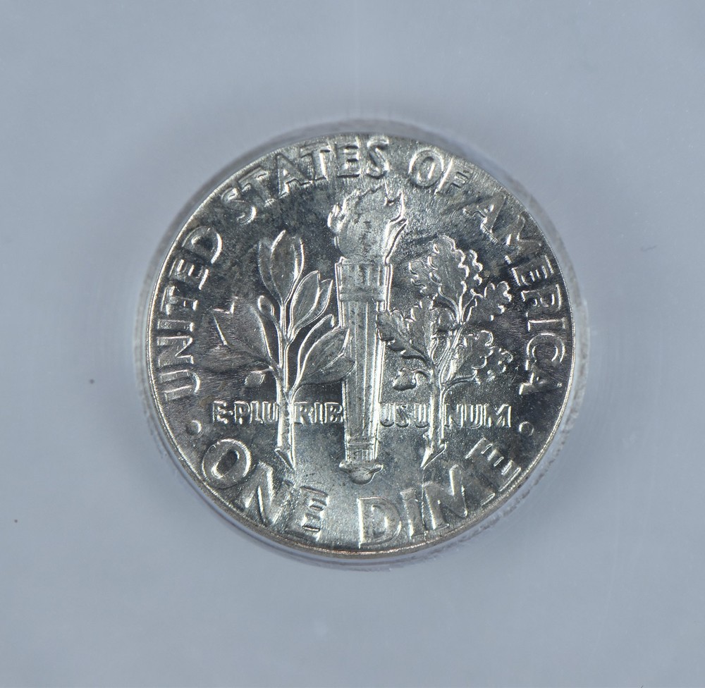1948 Roosevelt Dime MS66 FB ICG