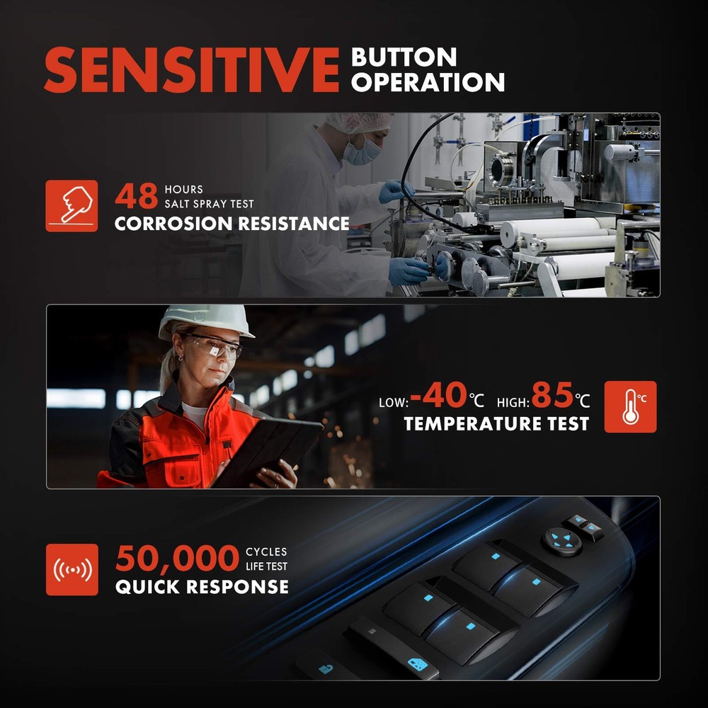 Master Power Window Switch For Nissan Sentra 2008 2009 2010 Front Left Driver