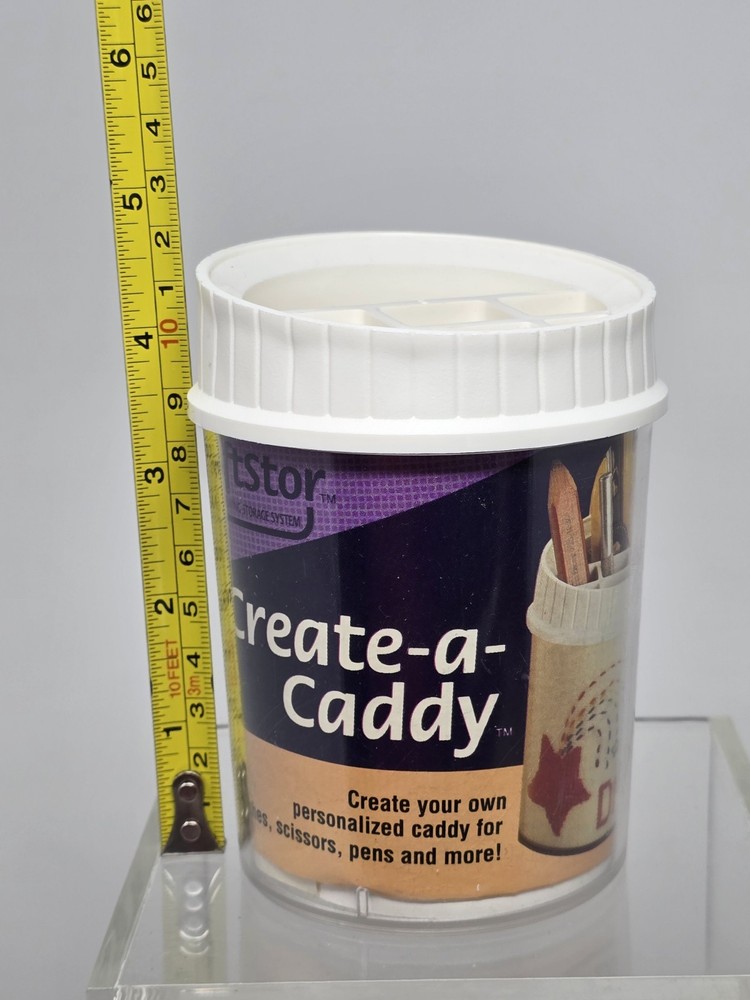 New VTG Eagle Craftstor Create-A-Caddy Personalized Storage Container Organizer