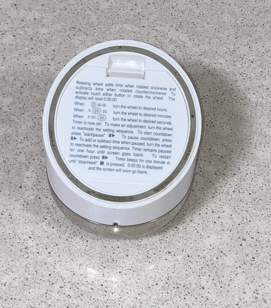 KitchenAid Digital Timer Cooks Series White & Chrome