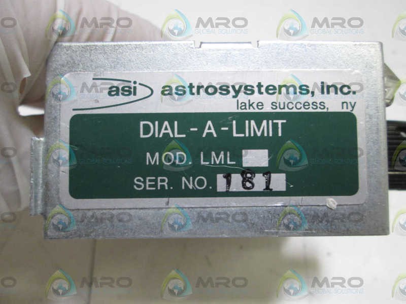ASTROSYSTEMS, INC. LIMIT SET MODULE BOARD LML UNMP