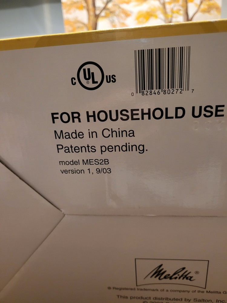 Melitta MES2B OneOne Single Serve Coffeemaker black