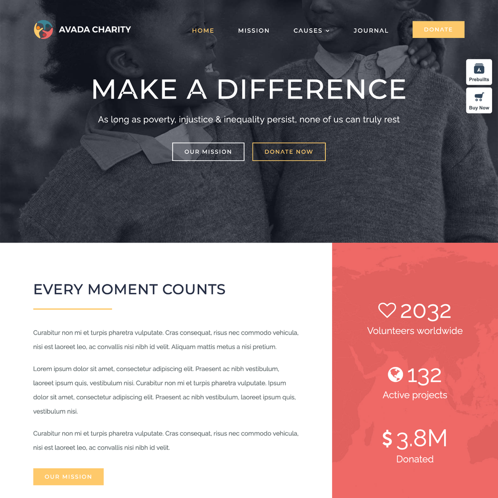 Welfare Website Design with Free VPS Web Hosting and Installation