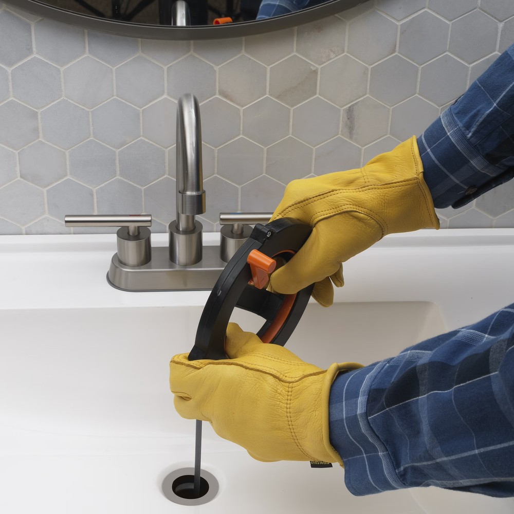 1/4 in. 20 ft. Sink Drain Cleaner with Storage Case