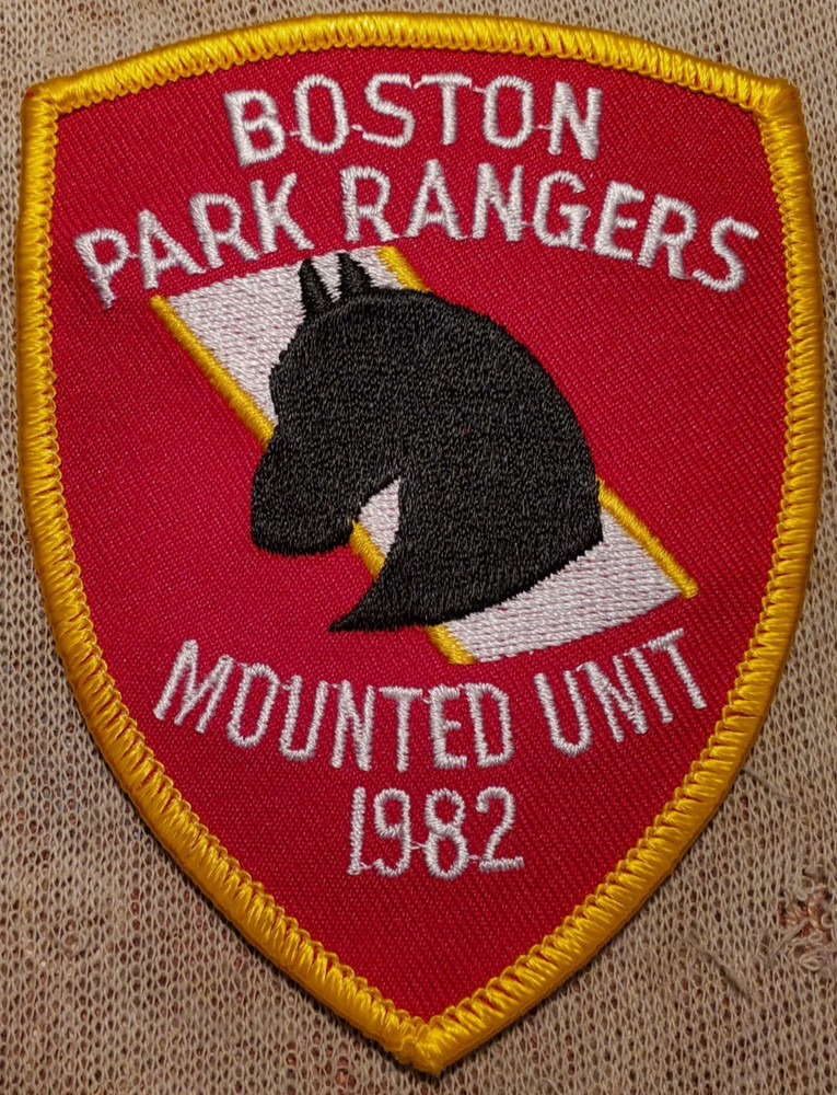 MA Boston Massachusetts Mounted Unit Park Rangers Patch