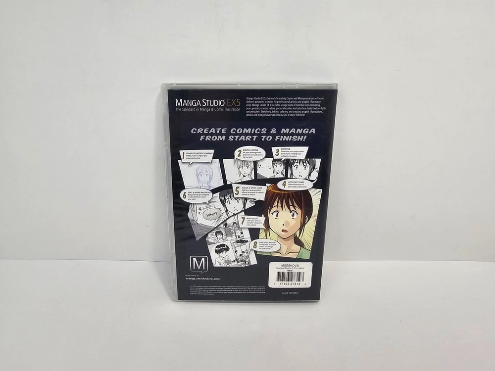 Manga Studio EX5 Windows Mac Manga Comic Illustration Software DVD Full Version