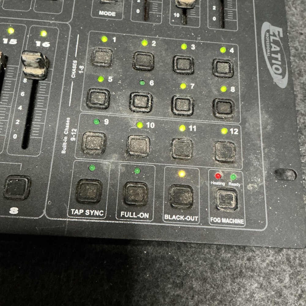 Elation Stage Setter-8 DMX lighting controller console Powers On, Untested