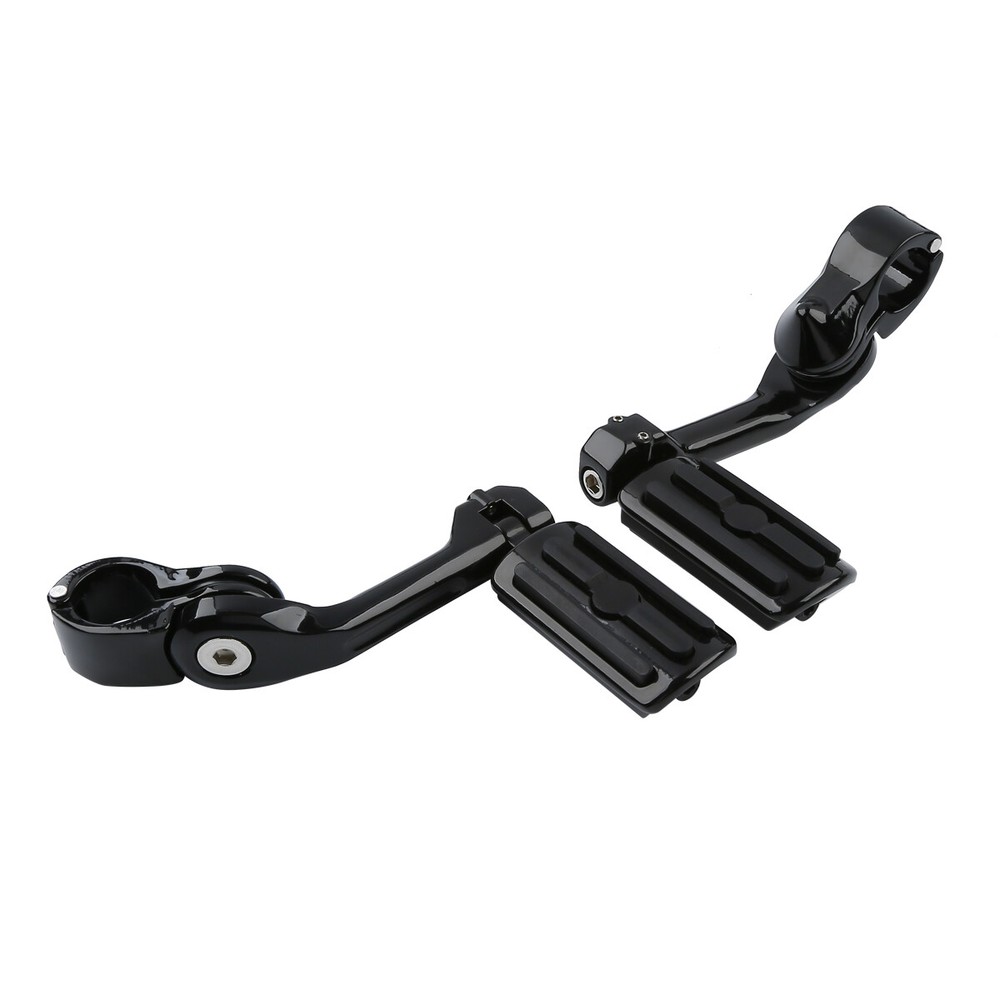 Highway Engine Guard Crash Bar & Footpegs Peg Fit For Harley Softail 2000-2017