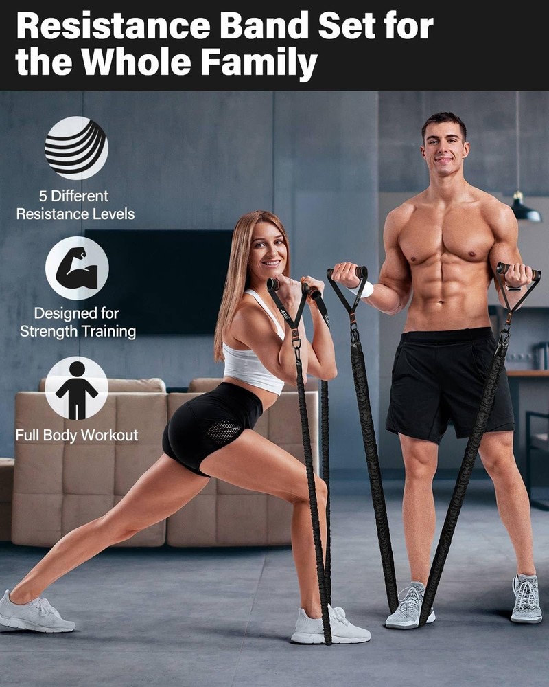 Resistance Bands, Exercise Bands, Resistance Bands for Working Out, Pull Up A...