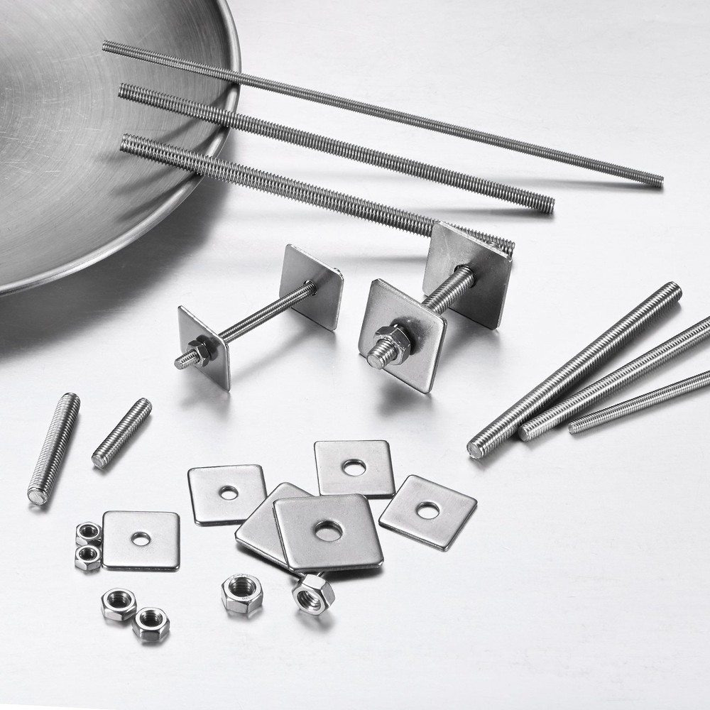 10-Set Fully Threaded Rod, M3x20mm Right Hand Thread Bar Studs with Nuts