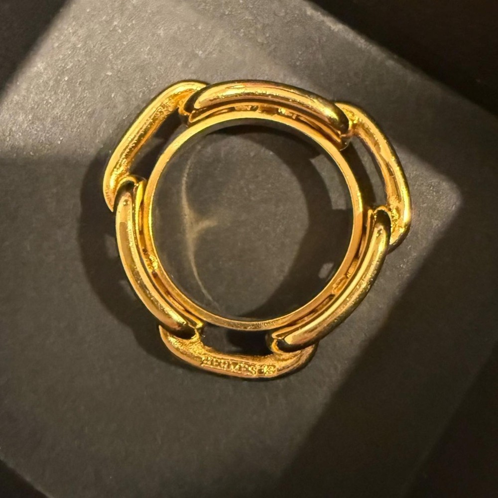 Hermes Gold Scard Ring