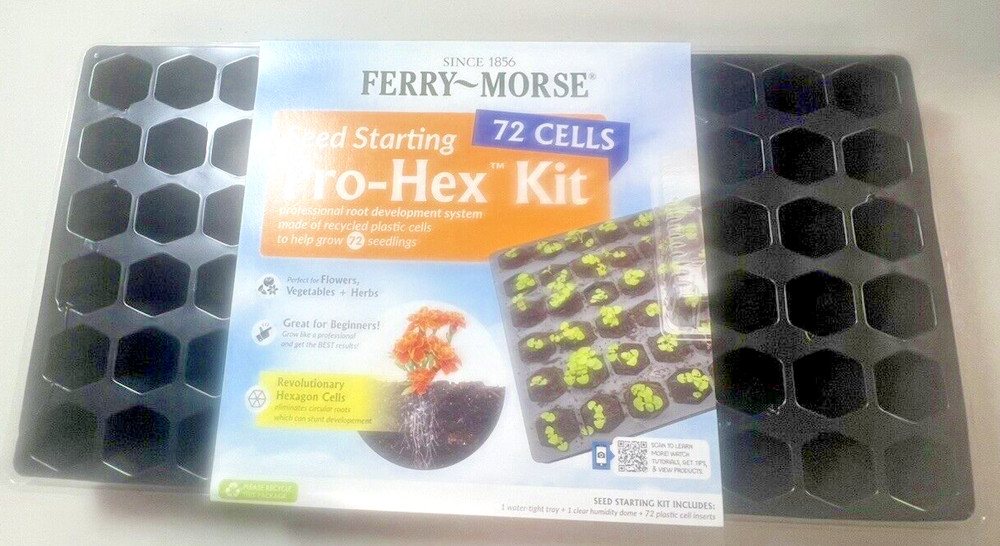 Ferry Morse Pro-Hex Seed Starting Tray 72 Cells