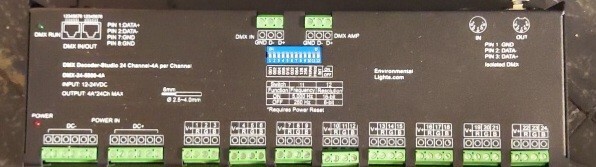 dmx decoder-stuido 24 Channel