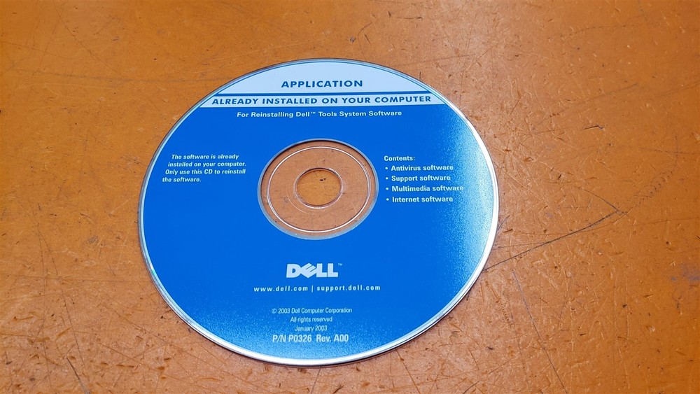 ⭐️⭐️⭐️⭐️⭐️ Dell Reinstalling Tools System Software Disc Only