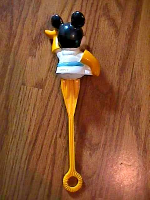 VINTAGE DISNEY MICKEY MOUSE BUBBLE WAND BLOWER