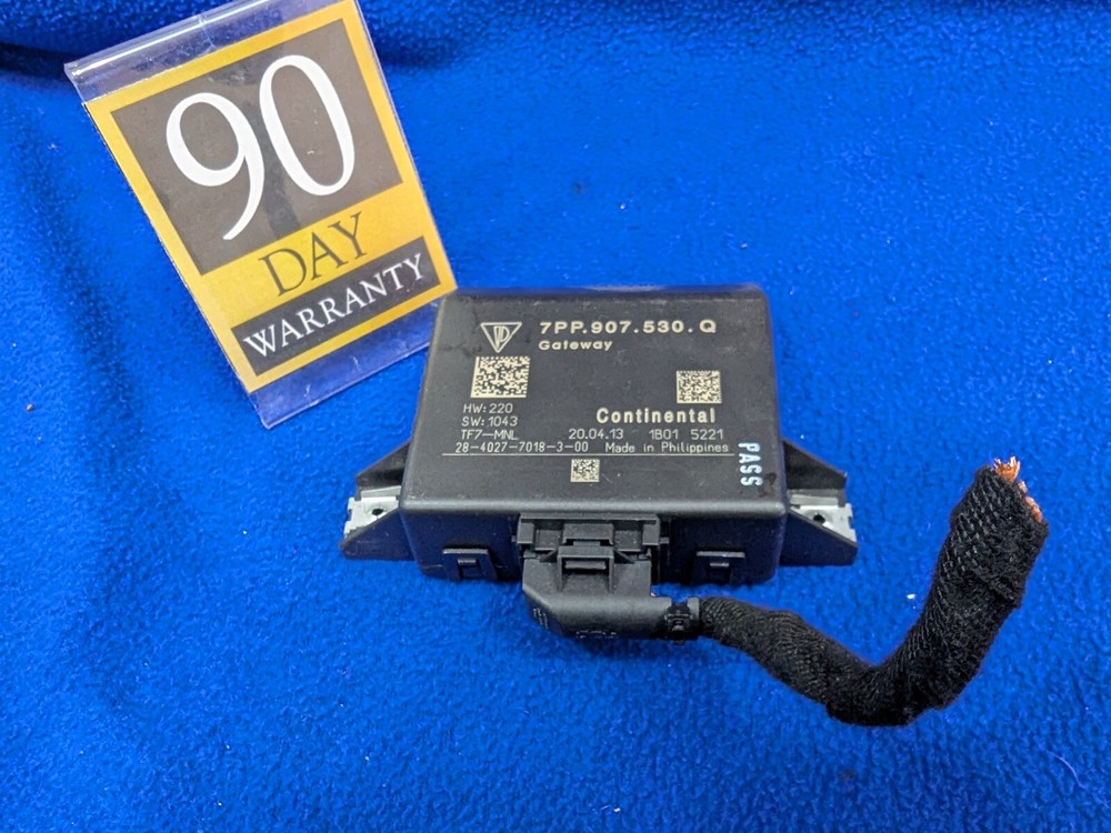 2013-16 PORSCHE 911 BOXSTER CAYMAN CAYENNE GATEWAY CONTROL MODULE +pigtail