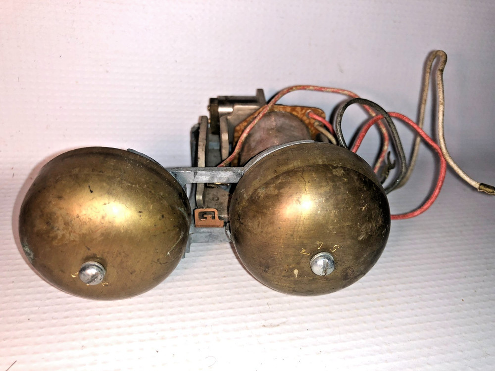 Vintage Telephone Brass Ringer Bells 54A 54B