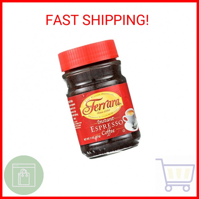 Ferrara Instant Espresso Coffee 2 oz