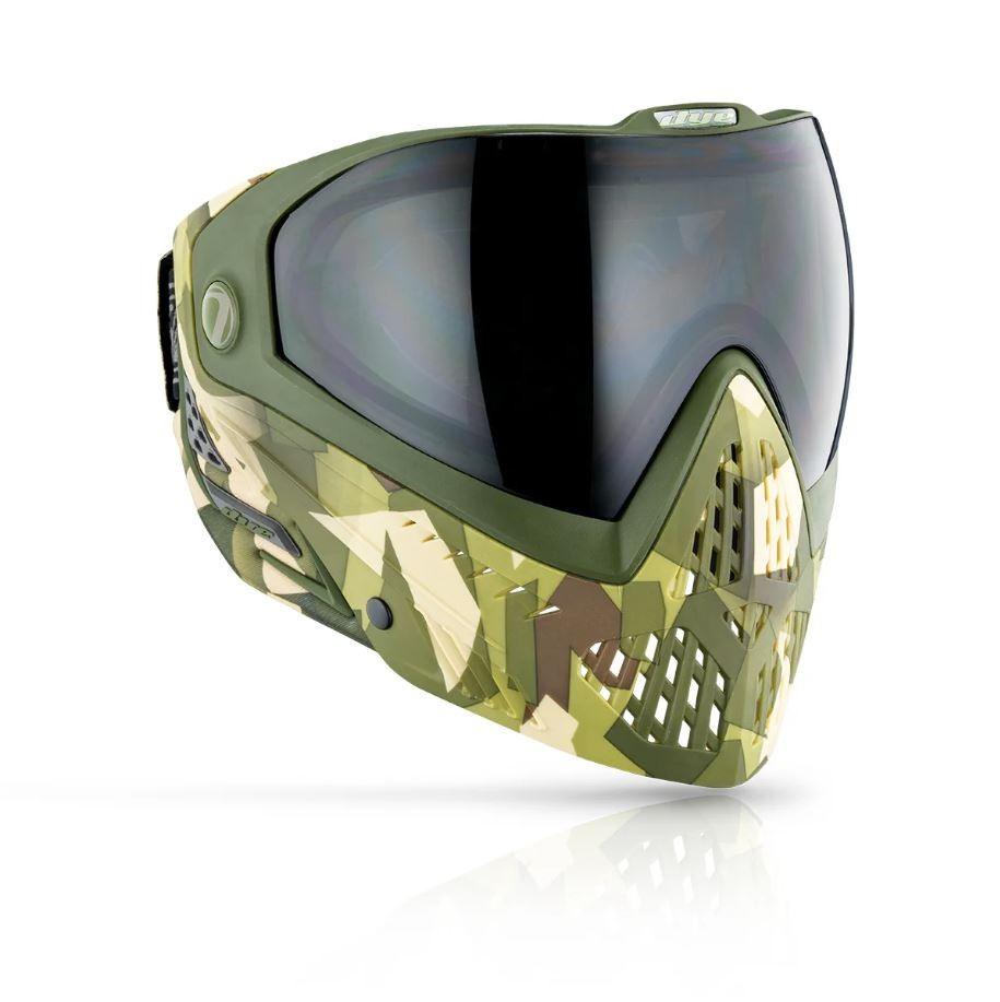 Dye Paintball I5 Protective Gear Goggle System Mask CB Forest Camo