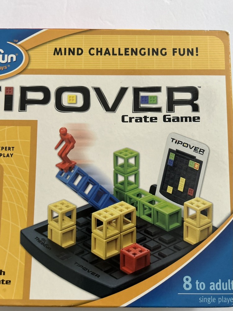 TIPOVER Crate Game ThinkFun Everyone Plays Sealed Toy Game